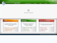 Tablet Screenshot of meridianloyaltysolutions.com